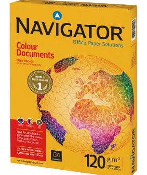 Navigator Colour Documents Paper Ultra Smooth 120gsm A4 White Ref NAV0330 [250 Sheets]